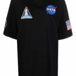 BALENCIAGA T-shirt (Black) Space multi-patch T-shirt