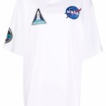 BALENCIAGA T-shirt (White) Space multi-patch T-shirt