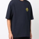 BALENCIAGA Tshirt (Black) / logo-embroidered short-sleeve T-shirt