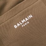Balmain Tracksuit set (Brown) / cotton hoodie track pants