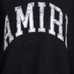 AMIRI Sweatshirt (Black) / bandana-print cotton sweatshirt