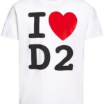 Dsquared2 Tshirt (White) / I Heart D2 T-shirt
