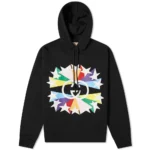 GUCCI Sweatshirt (Black) / Interlocking G star burstprint cotton sweatshirt