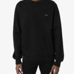Dolce&Gabbana Sweatshirt (Black) / logo patch crew neck sweatshirt