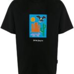 PALM ANGELS (Black) / Graphic Print Cotton T-shirt
