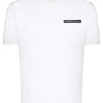 Givenchy Tshirt (White) / contrast appliqué detail polo shirt