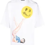 PALM ANGELS T-shirt (White) / Graphic – print cotton T-shirt