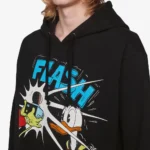 GUCCI Sweatshirt (Black) / graphic-print long-sleeve hoodie