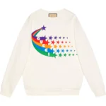 GUCCI Sweatshirt mit Sternschnuppen-Print