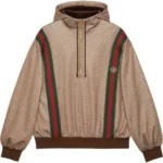 GUCCI Sweatshirt (Brown) / GG jersey hoodie