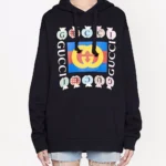 GUCCI Sweatshirt (Black) / apple-print hoodie