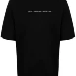 OFF-WHITE Tshirt (Black) / painterly-print Arrows logo T-shirt