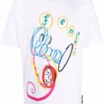 FENDI Tshirt (White) / x Noel Fielding Seahorse-print T-shirt
