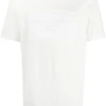 Dolce&Gabbana Tshirt (White) / raised logo round-neck T-shirt