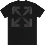 OFF-WHTE Tshirt (Black ) / Blurred – figure Arrows T-shirt