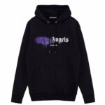PALM ANGELS Sweatshirt (Black) / logo-print hoodie