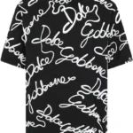Dolce&Gabbana (Black) logo-print cotton T-shirt
