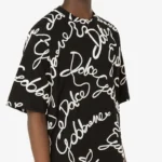 Dolce&Gabbana (Black) logo-print cotton T-shirt