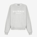 Balmain – Logo-print cotton sweatshirt