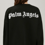 Palm Angels -logo-print long-sleeve sweatshirt