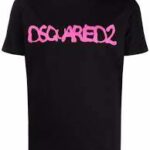 DSQUARED2 Tshirt (Black) / logo-print short-sleeve T-shirt