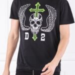 Dsquared2 Tshirt (Black) / Skull print