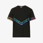 Givenchy Tshirt (Black) / Multicoloured chain print T-shirt