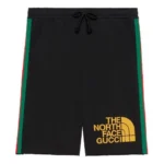 GUCCI Shorts (Black) / The North Face x Gucci Web print cotton shorts