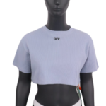 Off White – Cropped Short Sleeve Tshirt
