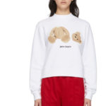 Palm Angels – Bear-motif cropped sweatshirt
