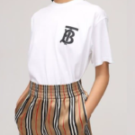 Burberry – Monogram Motif Cotton Oversized T-shirt