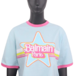 Balmain – Barbie Logo Print Short Sleeved T-shirt